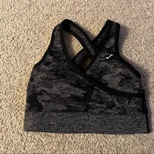 Gymshark camo sports bra